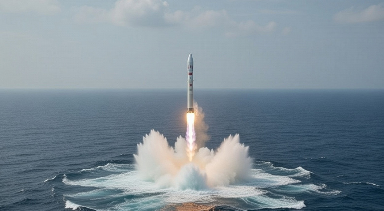 Китай впервые поднял первую ступень ракеты Long March 10 из акватории моря